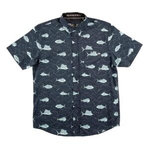 SALTY CREW
Men's Bait Tank Tech Shirt small NWT